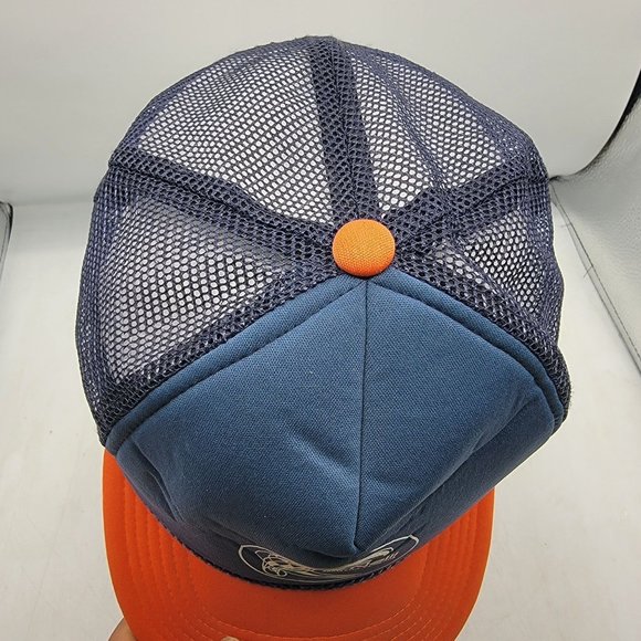 ONeill Adults Blue Orange Truck Hat Mesh Back Breathable Outdoors Casual - Picture 6 of 9